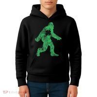 St Patricks Day Bigfoot Irish Sasqautch Saint Paddy's Gift Kids Hoodie thumb 4