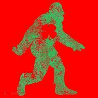St Patricks Day Bigfoot Irish Sasqautch Saint Paddy's Gift Santa Hat thumb 1