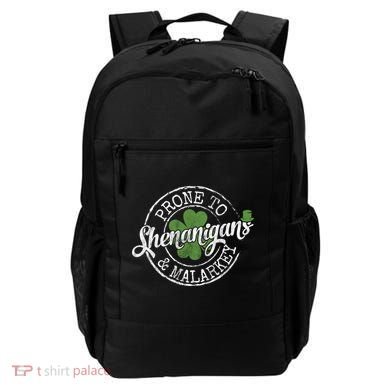 St Patricks Day, Funny St Patricks Day, St Patricks Day Shenanigans Backpack