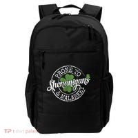 St Patricks Day, Funny St Patricks Day, St Patricks Day Shenanigans Backpack thumb 0