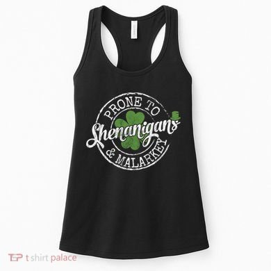 St Patricks Day, Funny St Patricks Day, St Patricks Day Shenanigans Women's Tank Top