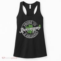 St Patricks Day, Funny St Patricks Day, St Patricks Day Shenanigans Women's Tank Top thumb 0