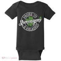 St Patricks Day, Funny St Patricks Day, St Patricks Day Shenanigans Baby Bodysuit thumb 0