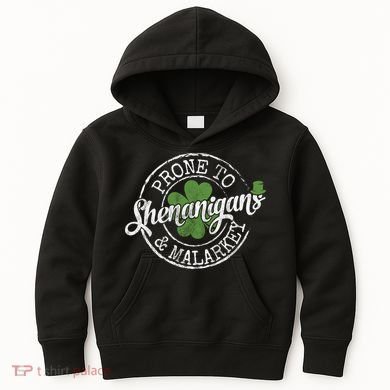St Patricks Day, Funny St Patricks Day, St Patricks Day Shenanigans Kids Hoodie