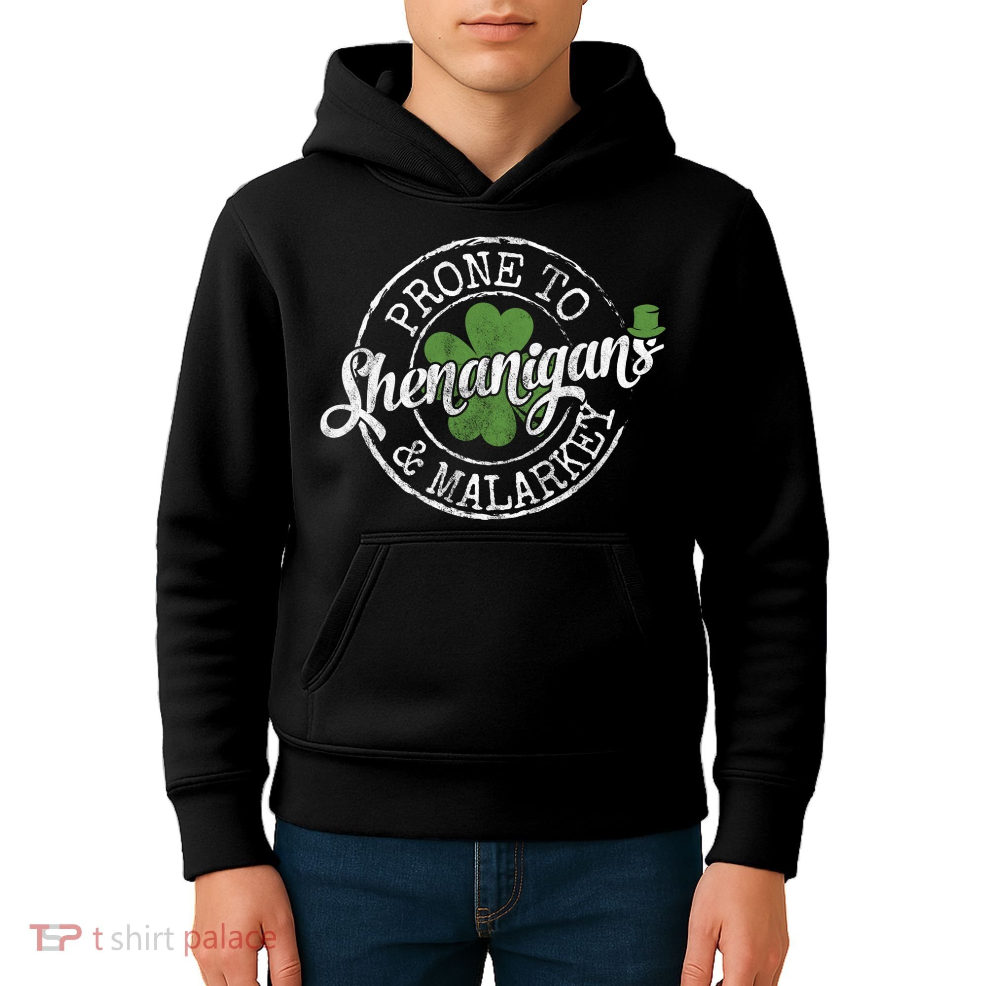 St Patricks Day, Funny St Patricks Day, St Patricks Day Shenanigans Kids Hoodie