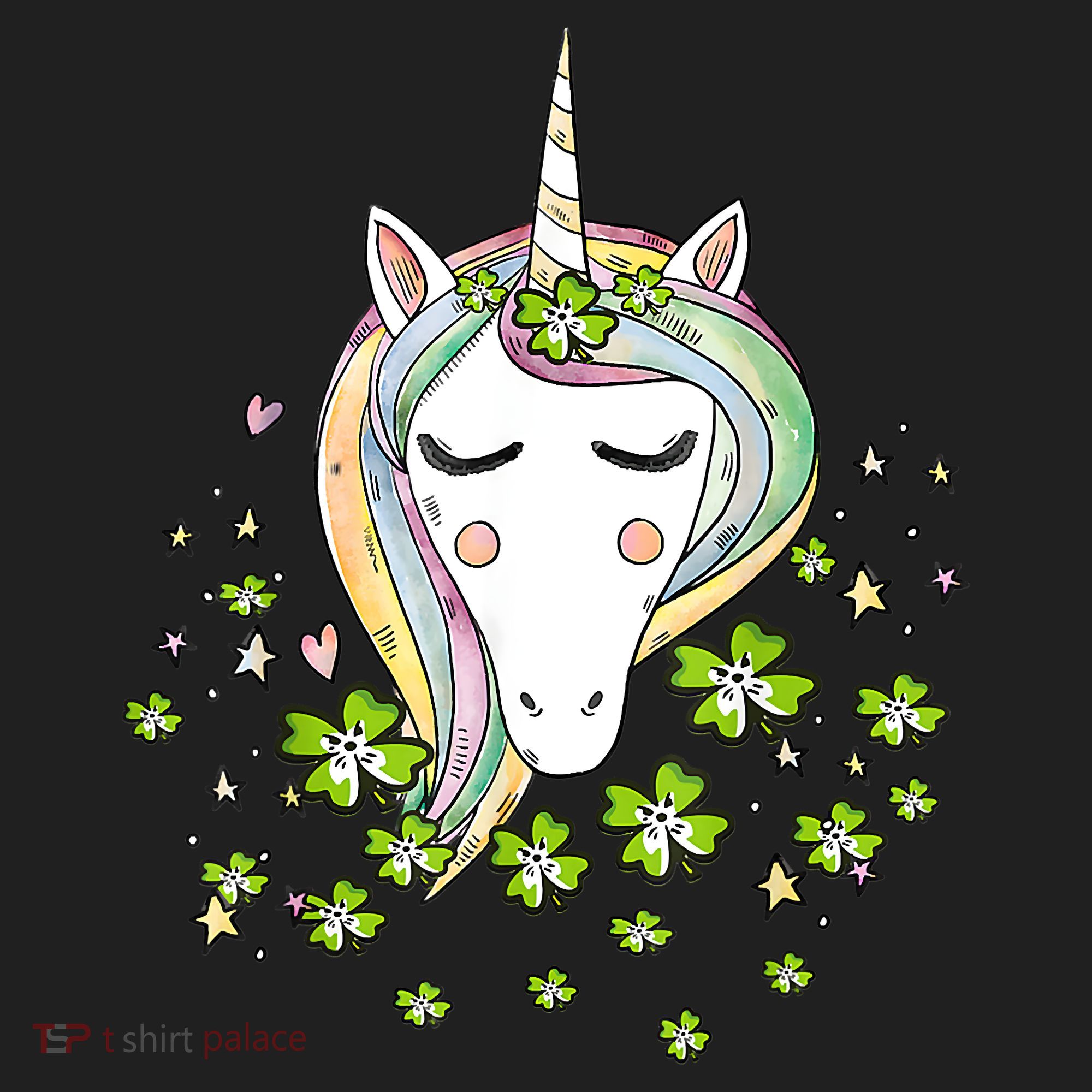 St Patricks Day Shamrock Unicorn Girls Irish Cool Green Kids Beanie