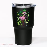 St Patricks Day Irish Flamingo Saint Pattys Paddys Tumbler thumb 0