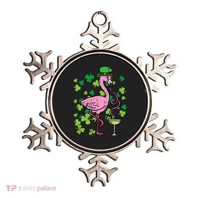 St Patricks Day Irish Flamingo Saint Pattys Paddys Ornament