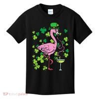 St Patricks Day Irish Flamingo Saint Pattys Paddys Kids T-Shirt thumb 0