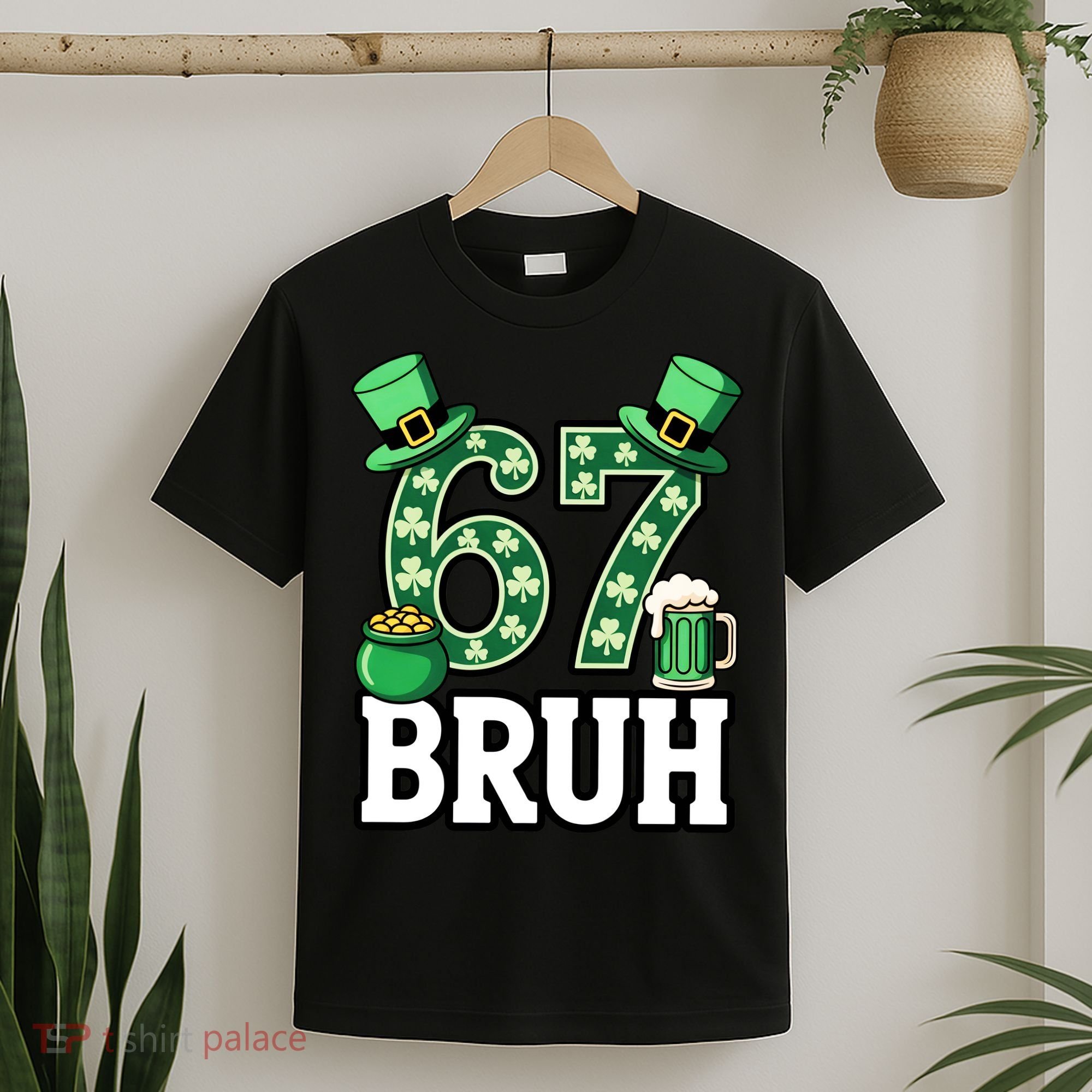 St Patrick’s Day 67 Bruh Viral 6-7 Meme T-Shirt