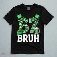 St Patrick’s Day 67 Bruh Viral 6-7 Meme T-Shirt thumb 5