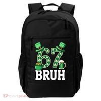 St Patrick’s Day 67 Bruh Viral 6-7 Meme Backpack thumb 0