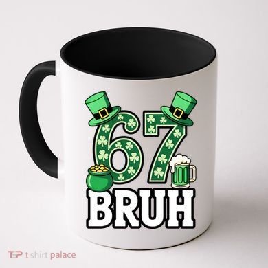 St Patrick’s Day 67 Bruh Viral 6-7 Meme Coffee Mug