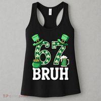 St Patrick’s Day 67 Bruh Viral 6-7 Meme Women's Tank Top thumb 3