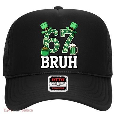 St Patrick’s Day 67 Bruh Viral 6-7 Meme Hat