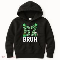 St Patrick’s Day 67 Bruh Viral 6-7 Meme Kids Hoodie thumb 0