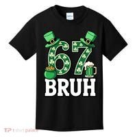 St Patrick’s Day 67 Bruh Viral 6-7 Meme Kids T-Shirt thumb 0