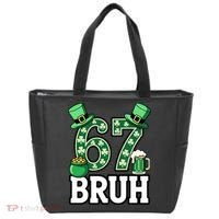St Patrick’s Day 67 Bruh Viral 6-7 Meme Tote Bag thumb 0