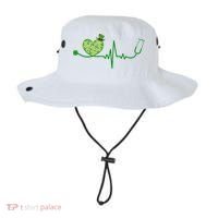 St Patricks Day Heartbeat Nurse Bucket Hat thumb 0