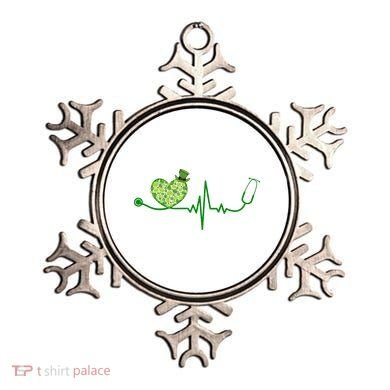 St Patricks Day Heartbeat Nurse Ornament