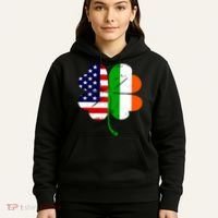 St Patricks Day Irish American Flag Hoodie thumb 5