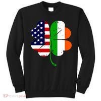 St Patricks Day Irish American Flag Sweatshirt thumb 0