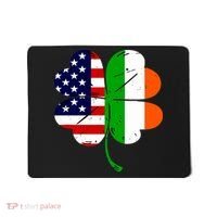 St Patricks Day Irish American Flag Mousepad thumb 0