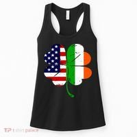 St Patricks Day Irish American Flag Women's Tank Top thumb 0