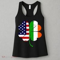 St Patricks Day Irish American Flag Women's Tank Top thumb 3