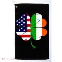St Patricks Day Irish American Flag Golf Towel thumb 0