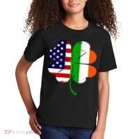 St Patricks Day Irish American Flag Kids T-Shirt thumb 2