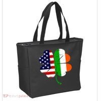St Patricks Day Irish American Flag Tote Bag thumb 2