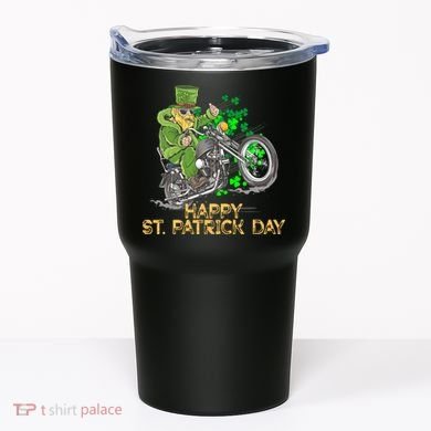 St Patrick Day Motorcycle Bike Biker Rider Plus Size Tumbler