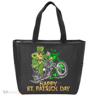 St Patrick Day Motorcycle Bike Biker Rider Plus Size Tote Bag