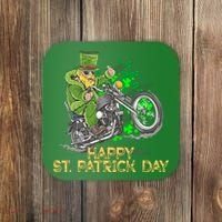 St Patrick Day Motorcycle Bike Biker Rider Plus Size Coaster thumb 0