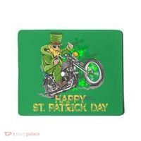 St Patrick Day Motorcycle Bike Biker Rider Plus Size Mousepad thumb 0