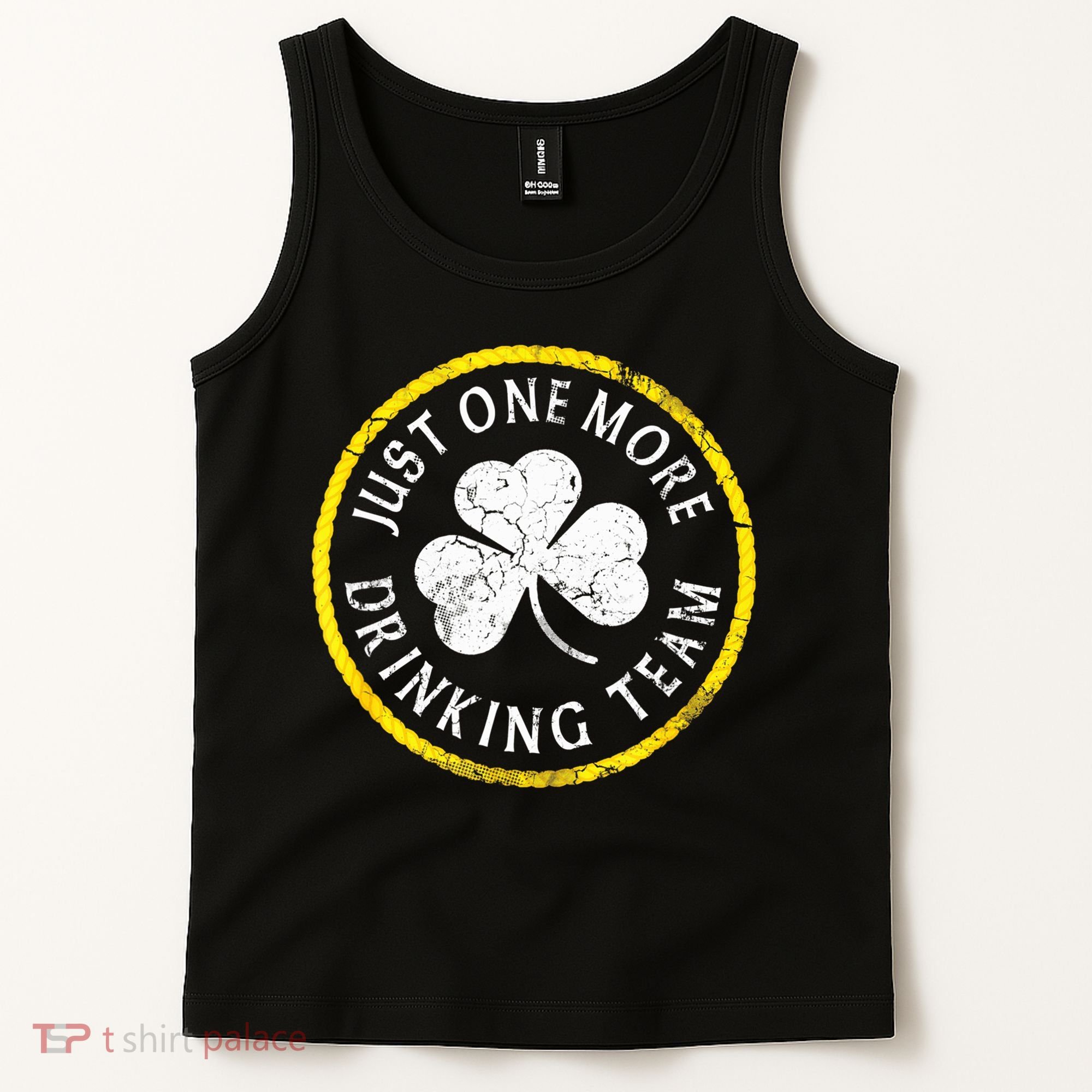 St Patricks Day Just One More Drinking Team Irish Shamrock Gift Tank Top