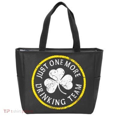 St Patricks Day Just One More Drinking Team Irish Shamrock Gift Tote Bag
