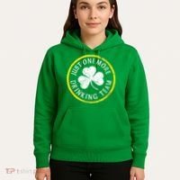 St Patricks Day Just One More Drinking Team Irish Shamrock Gift Hoodie thumb 5