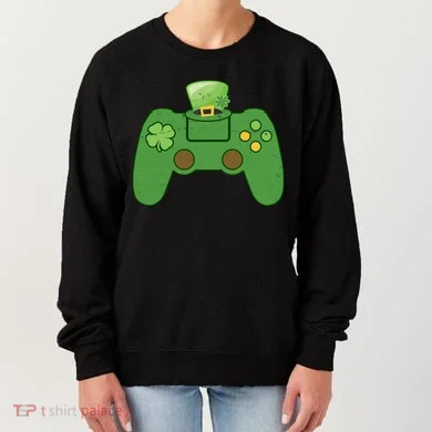 St Patrick's Day Gaming Controller Women's Sweatshirt
