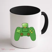 St Patrick's Day Gaming Controller Coffee Mug thumb 1