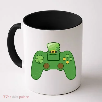 St Patrick's Day Gaming Controller Coffee Mug