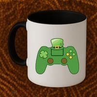 St Patrick's Day Gaming Controller Coffee Mug thumb 2