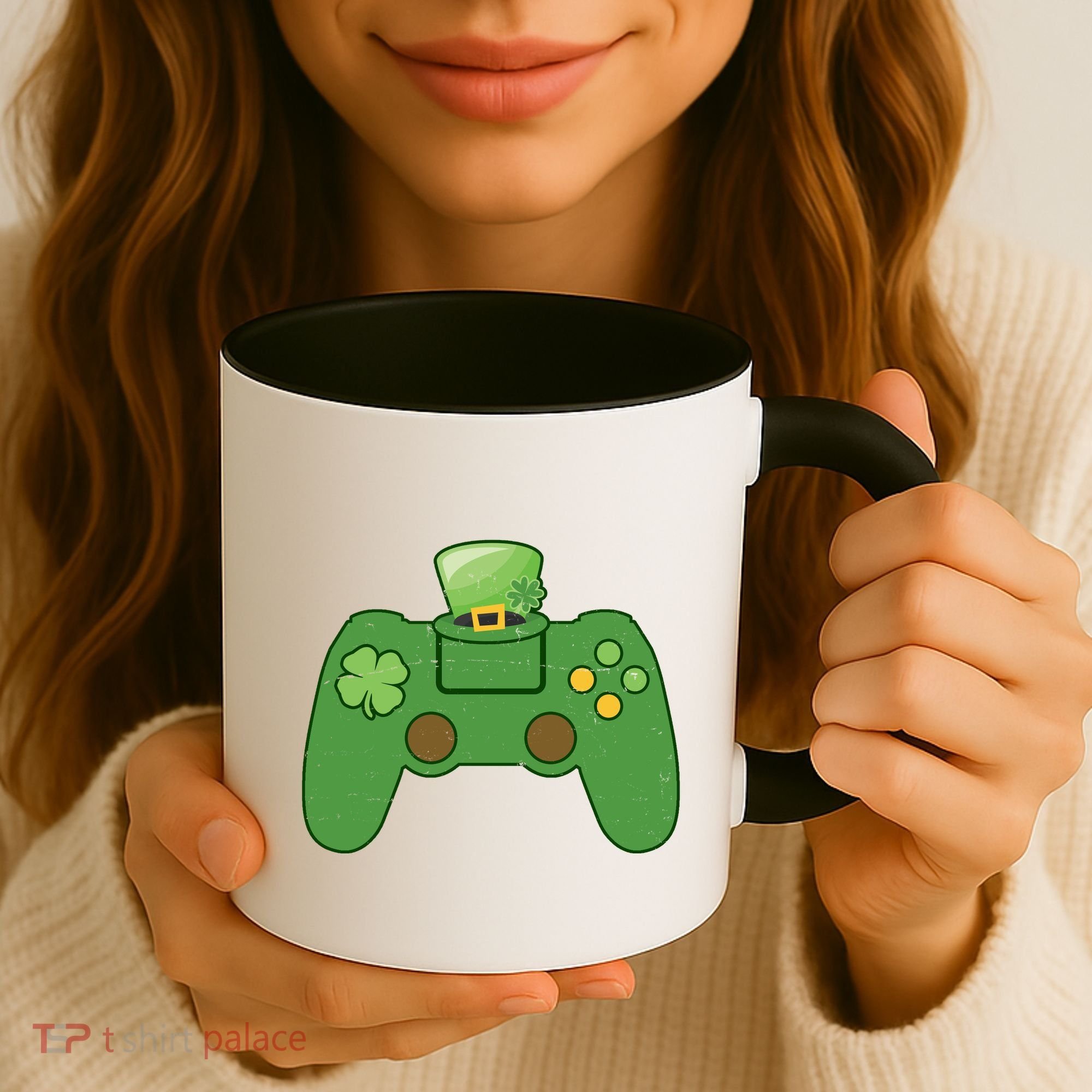 St Patrick's Day Gaming Controller Coffee Mug