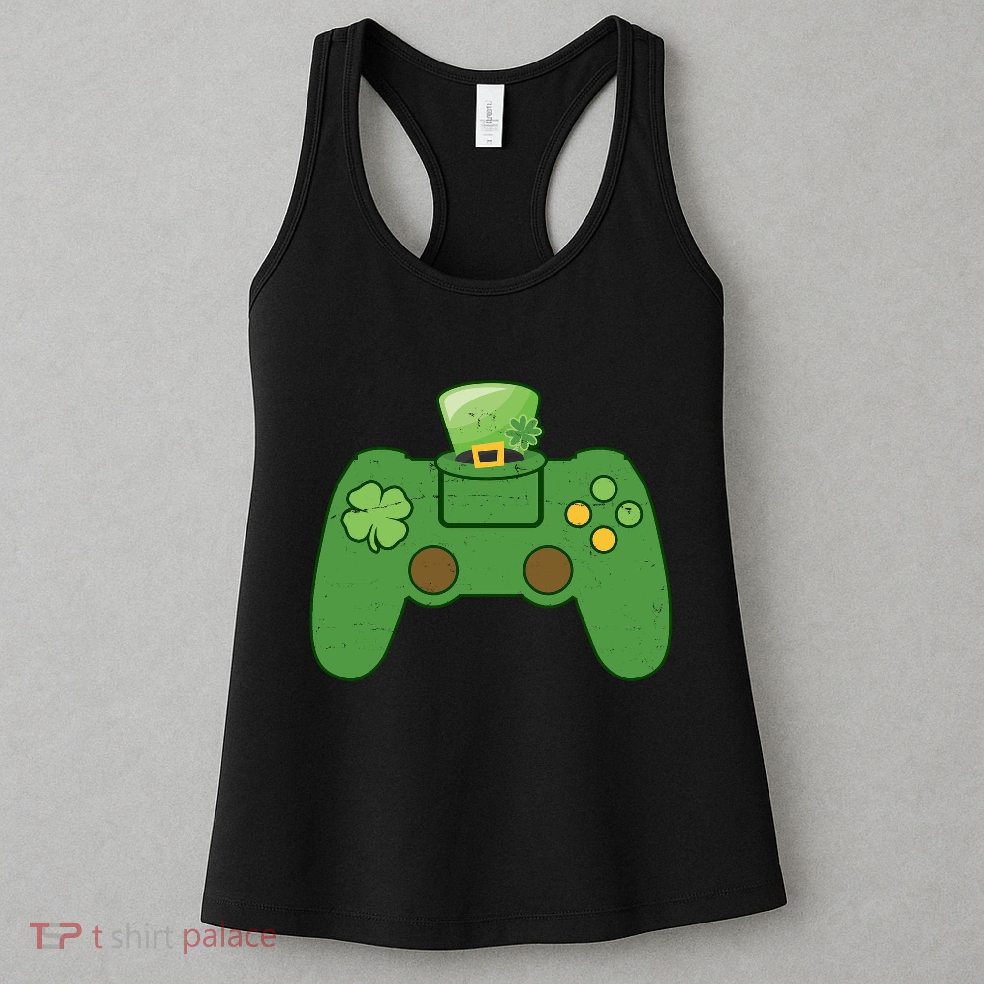 St Patrick's Day Gaming Controller Women's Tank Top