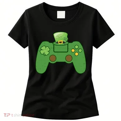 St Patrick's Day Gaming Controller Women's T-Shirt