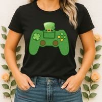 St Patrick's Day Gaming Controller Women's T-Shirt thumb 2