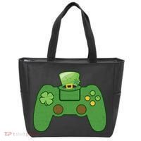 St Patrick's Day Gaming Controller Tote Bag thumb 0