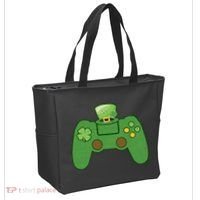 St Patrick's Day Gaming Controller Tote Bag thumb 2