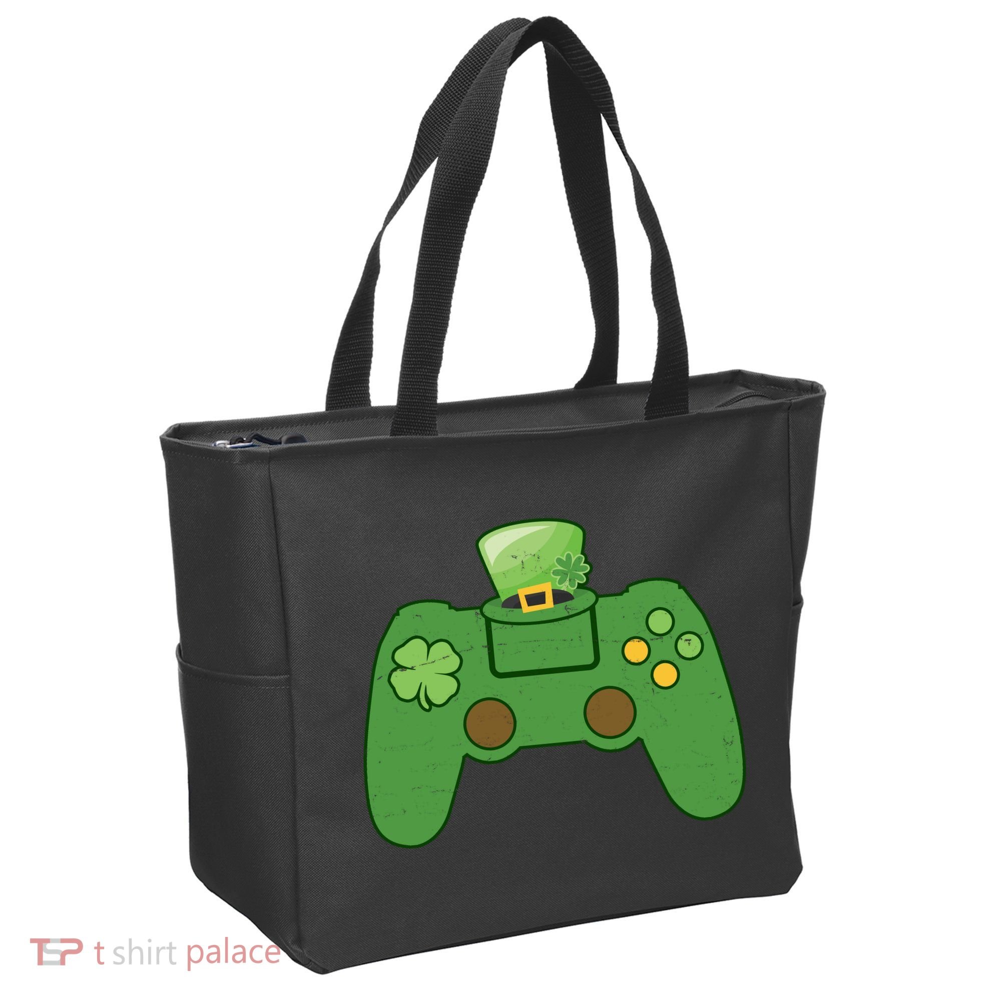 St Patrick's Day Gaming Controller Tote Bag